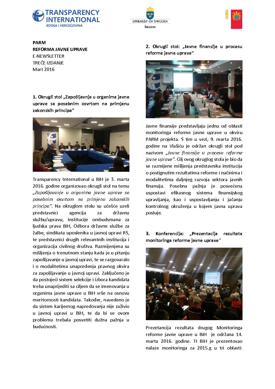 PARM Newsletter III
