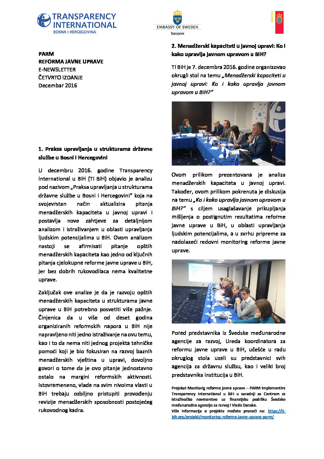 PARM Newsletter IV